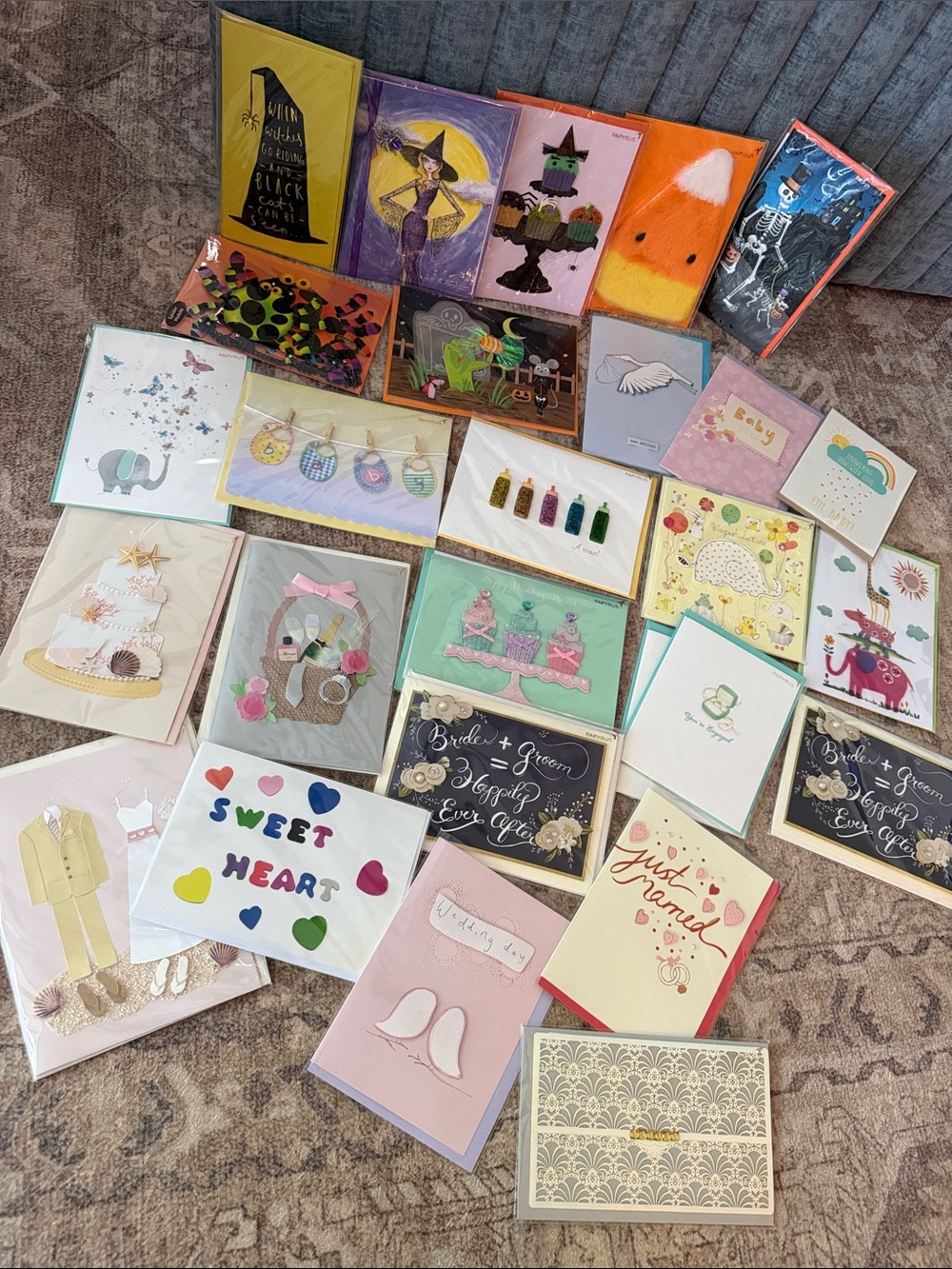 NEW IN PACKAGES- Bundle of 27 Assorted Greeting Cards- LOT B